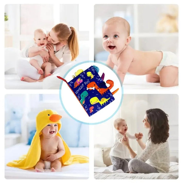 Dinosaur Fun – Soft Crinkle Cloth Book for Babies
