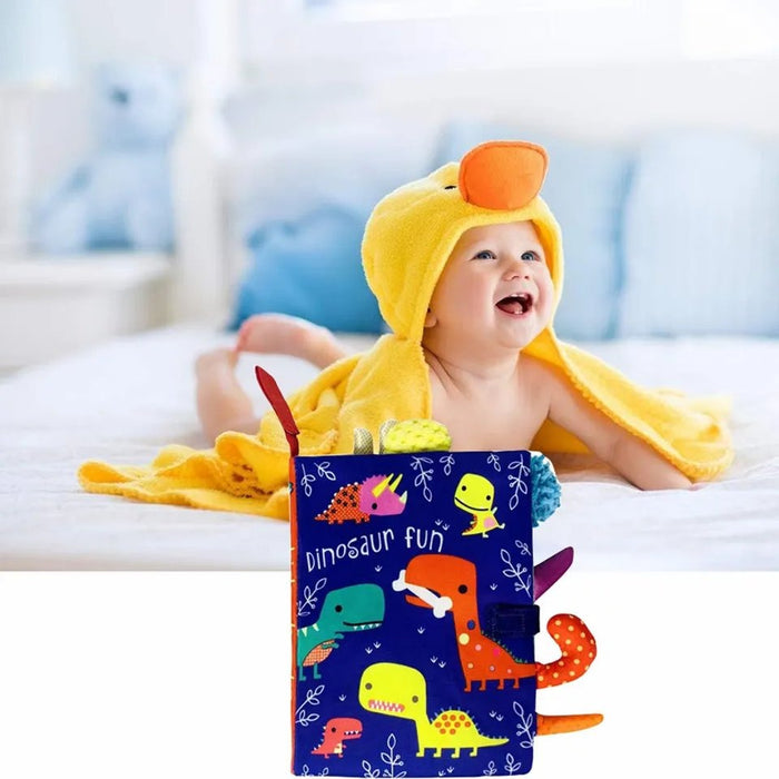 Dinosaur Fun – Soft Crinkle Cloth Book for Babies
