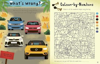 In the Car Activity Book Paperback