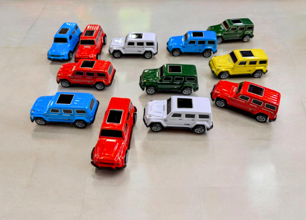 Pack of 12 Mercedes Benz AMG Tin Metal Body