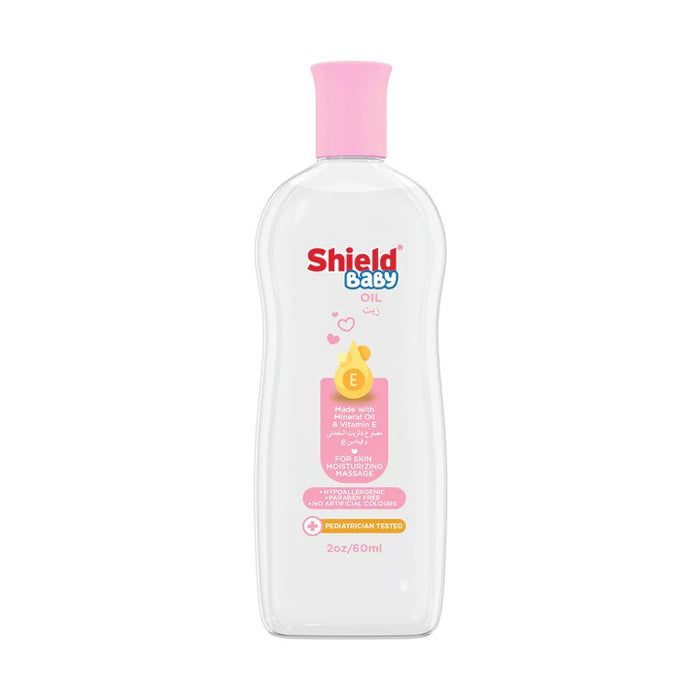 Baby Oil Formulated with Mineral Oil and Vitamin E
