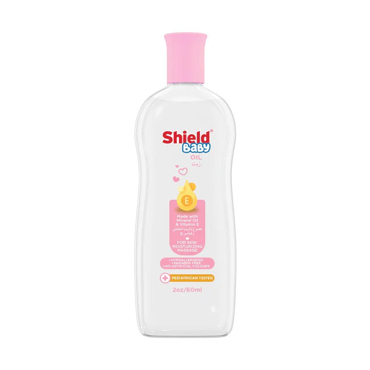 Baby Oil Formulated with Mineral Oil and Vitamin E
